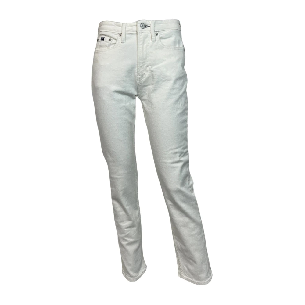 Denham Men's White Slim Fit Da Jeans Stretch - Slim Fit Jeans - W30 L28 - Jeans