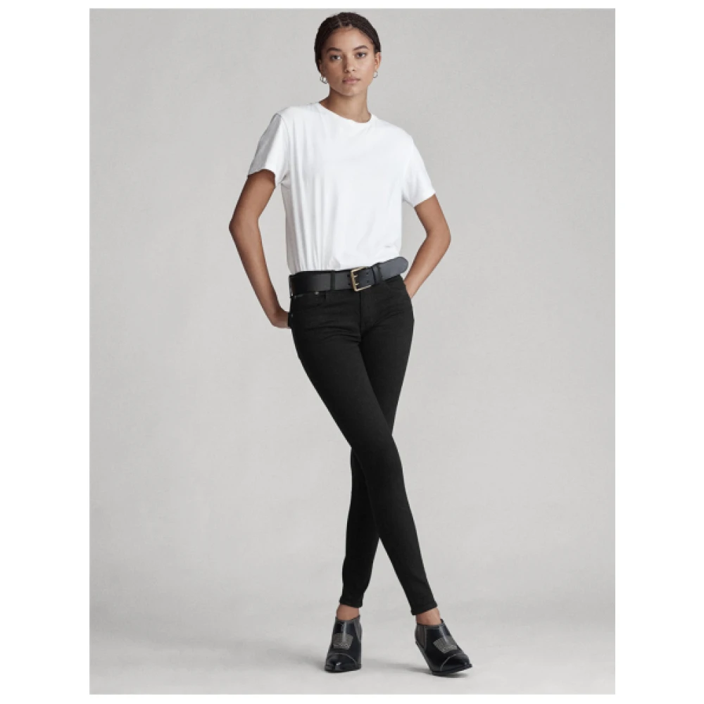 Polo Ralph Lauren Super Skinny Tompkins Jeans Black Dames