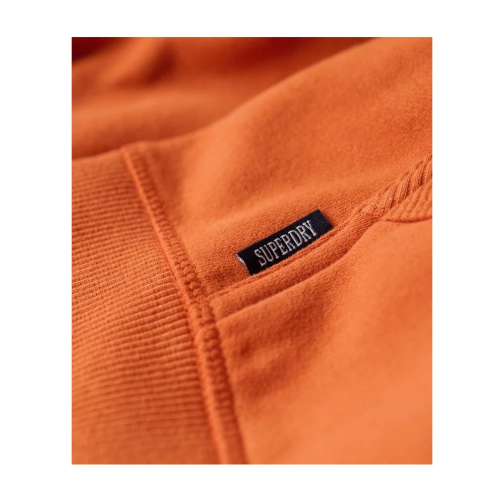 Superdry Ritssluiting Hoodies voor Mannen en Vrouwen Orange Heren