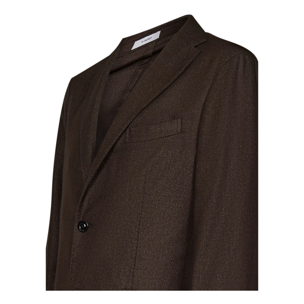 Boglioli Bruine Blazer K-Jacket Brown Heren