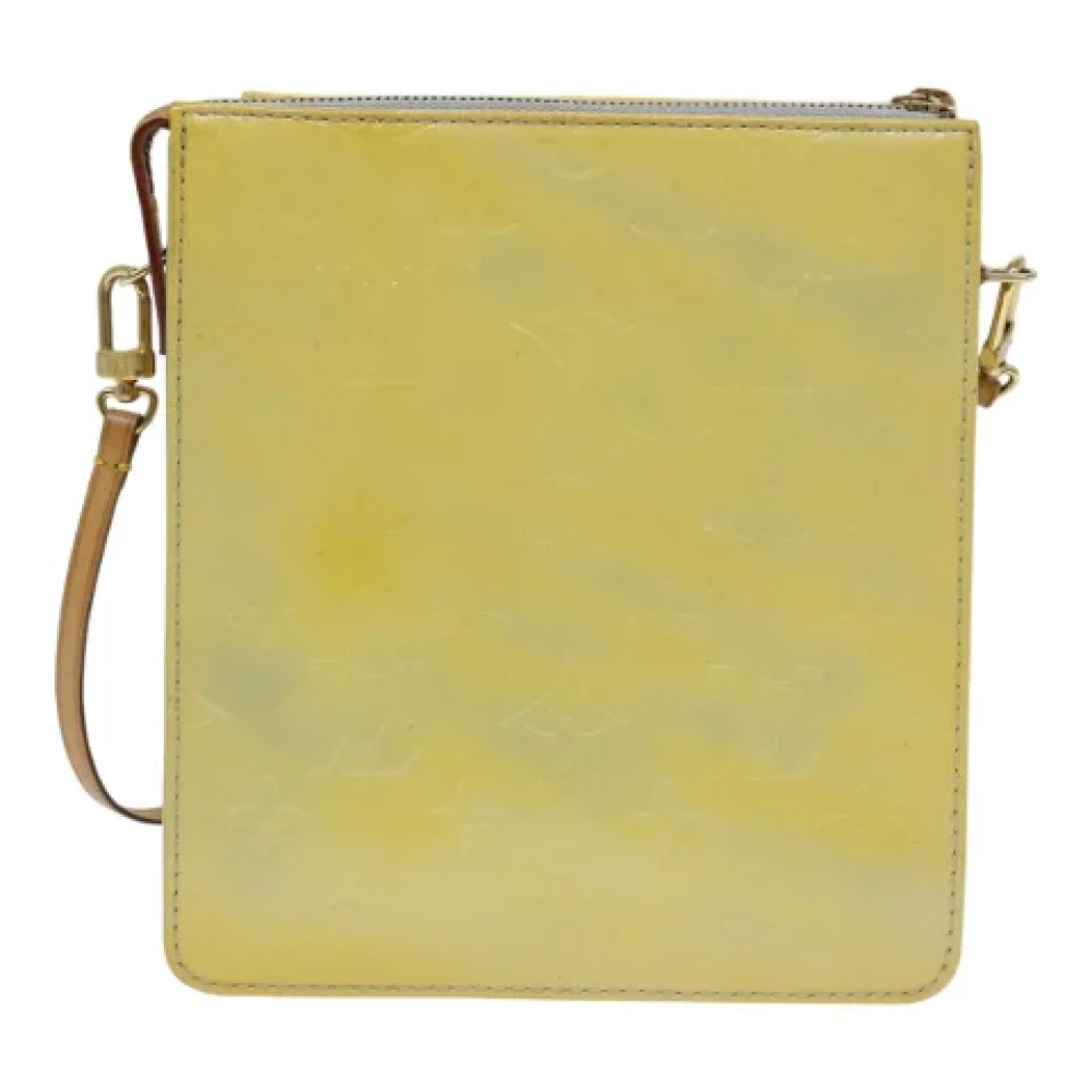 Louis Vuitton Vintage Pre-owned Fabric clutches Yellow Dames