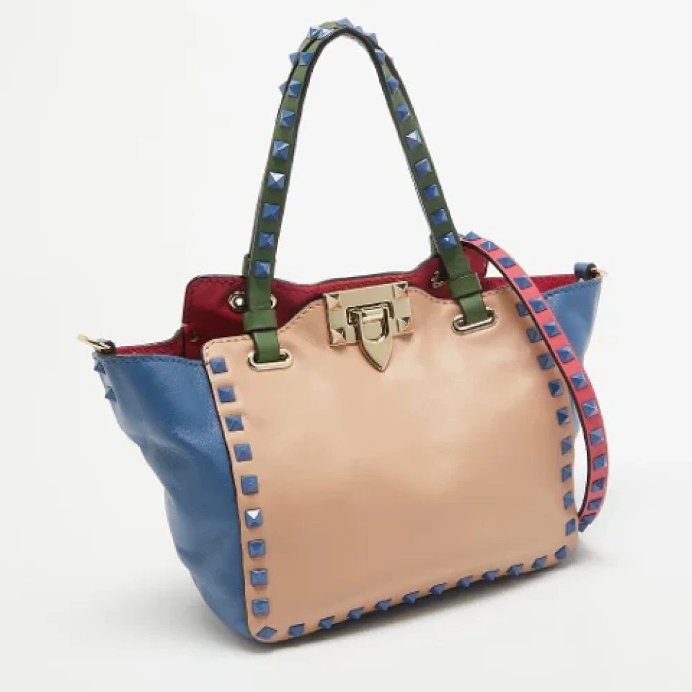 Valentino Vintage Pre-owned Leather totes Multicolor Dames