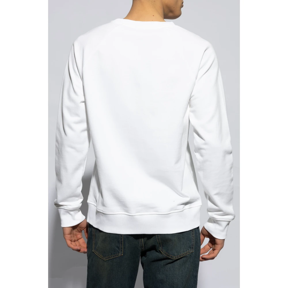 Balmain Sweatshirt met logo White Heren