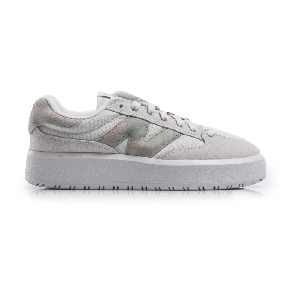 New Balance Witte Leren Unisex Sneakers Ct302Ctb Dames Schoenen Grijs