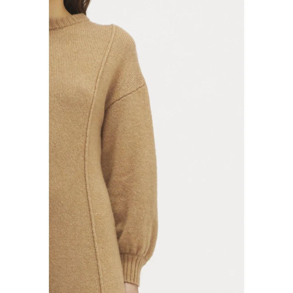 Rodebjer Merino Wol Jurk Brown Dames