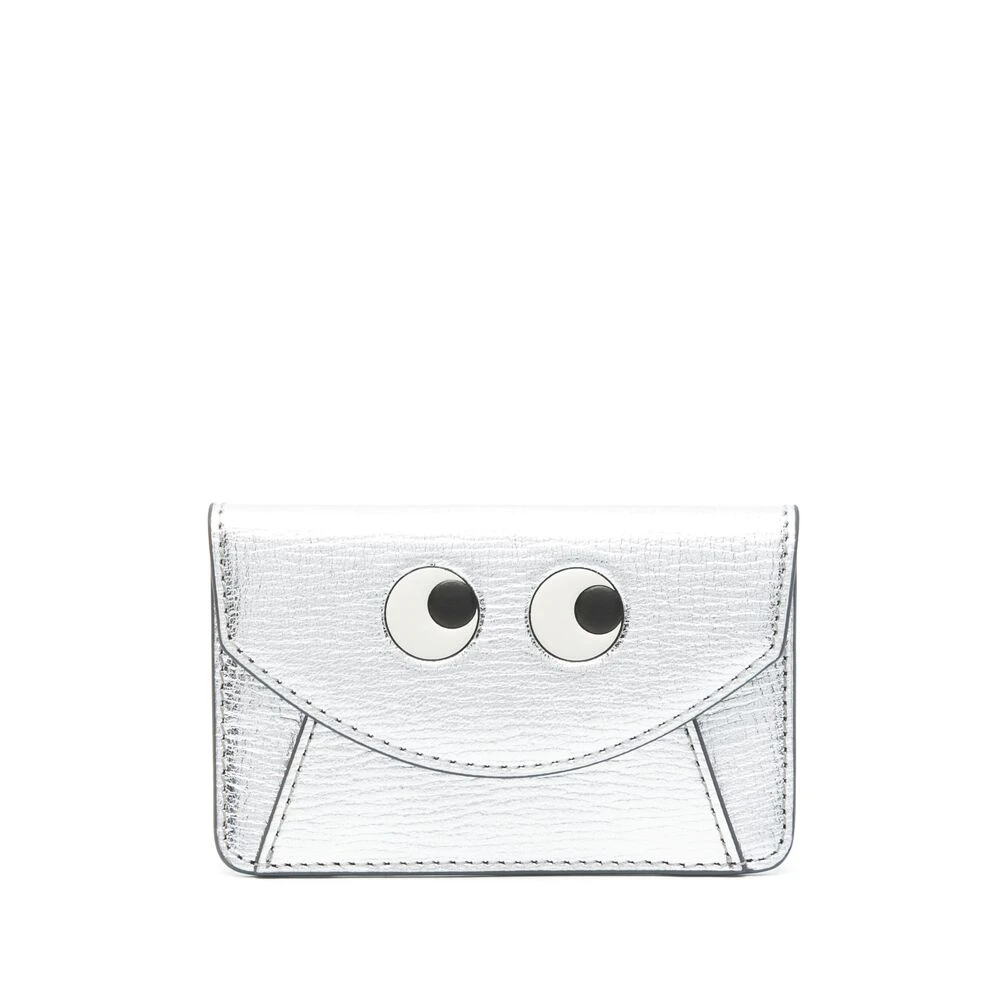 Anya Hindmarch Zilveren Envelop Portemonnee Gray Dames