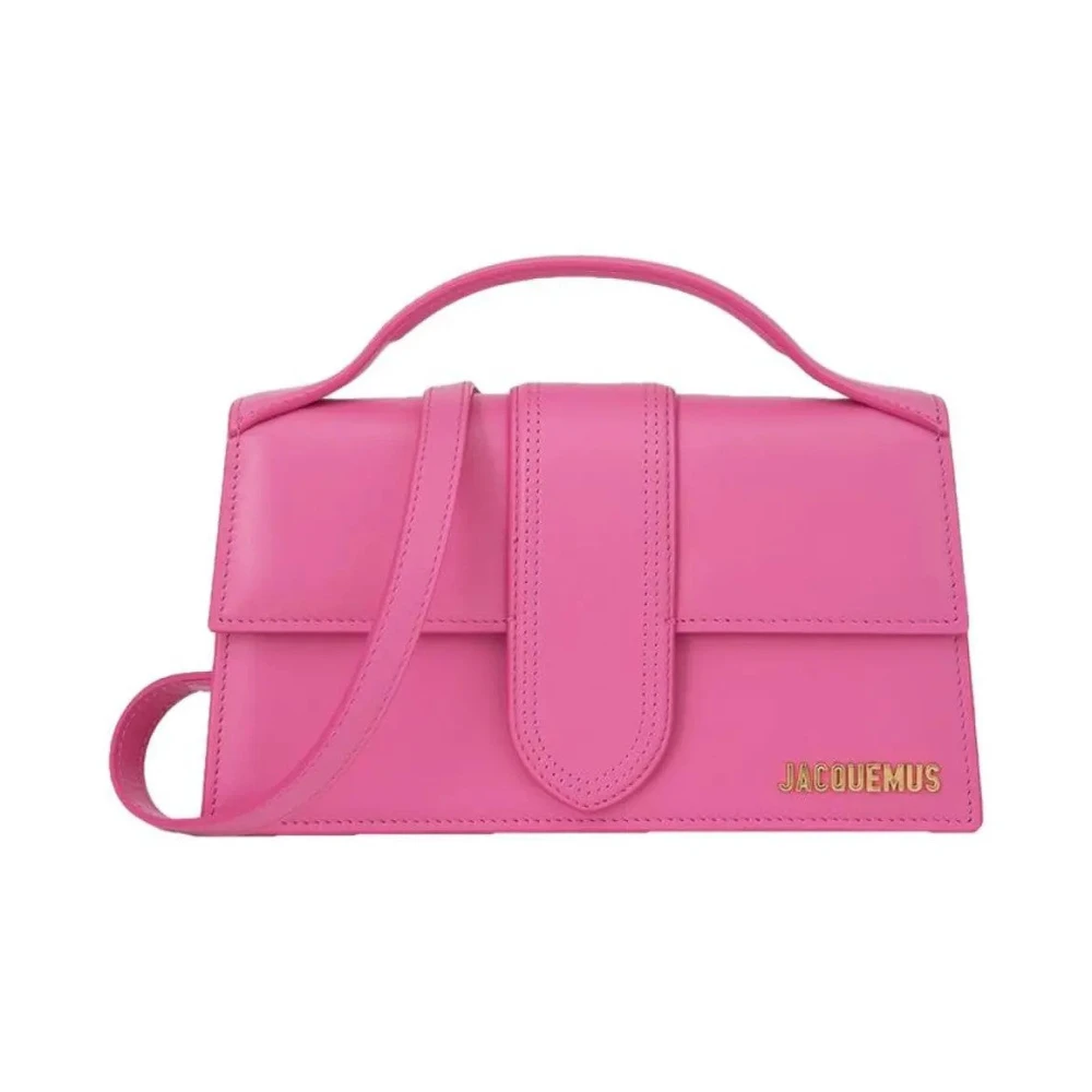 Jacquemus Roze Leren Crossbody Tas Pink Dames