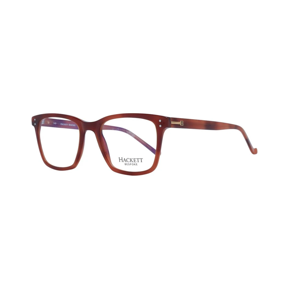 Hackett Rechthoekige Blauwfilter Optische Monturen Brown Heren