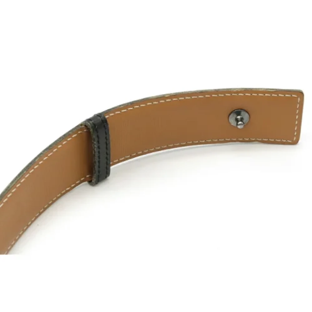 Hermès Vintage Pre-owned Leather belts Black Dames