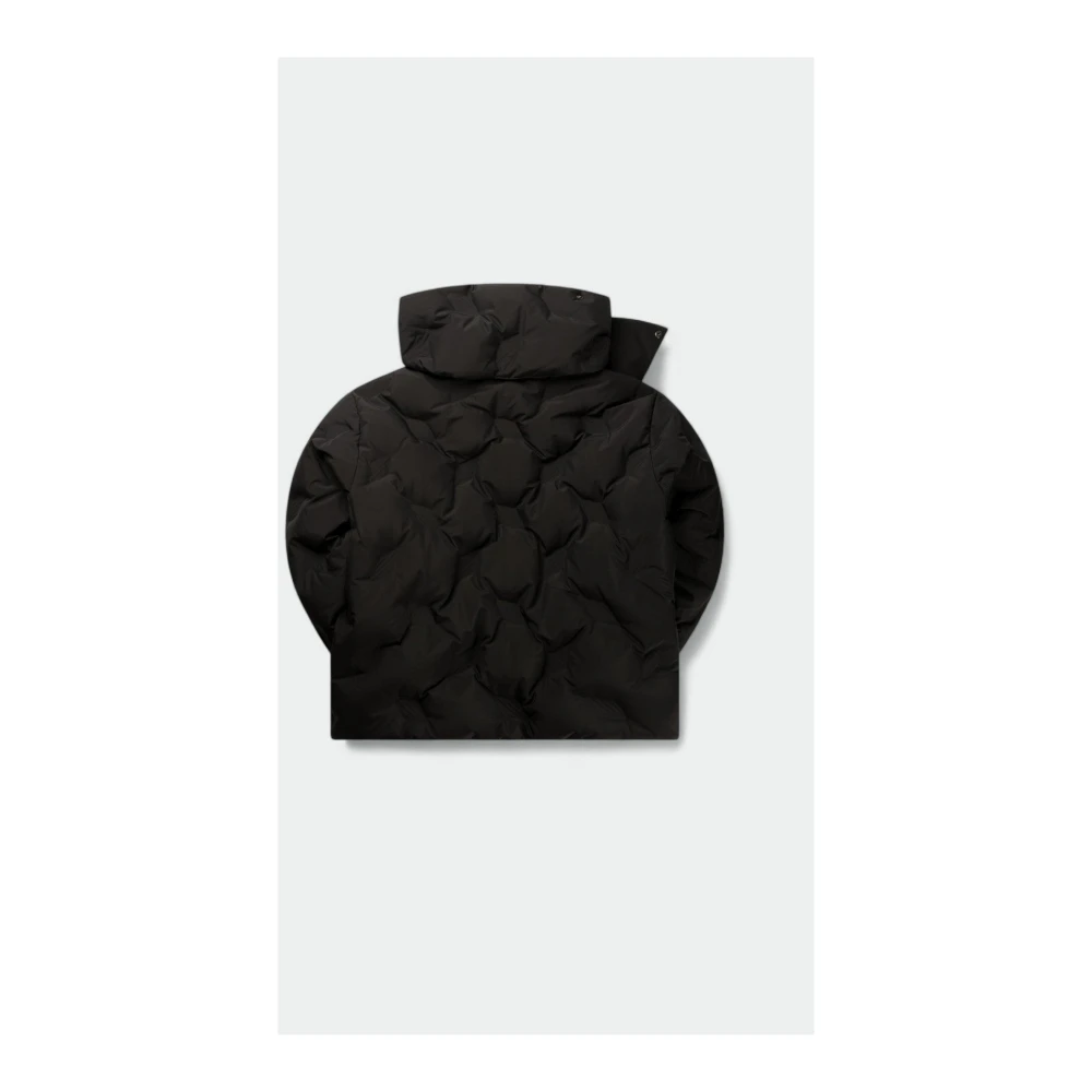 Daily Paper Monogram Puffer Jas Black Heren