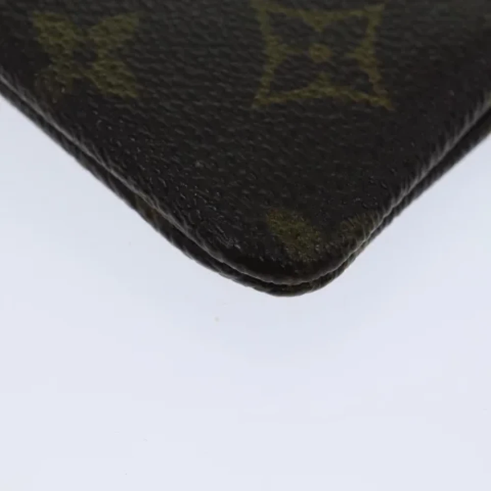 Louis Vuitton Vintage Pre-owned Canvas wallets Brown Dames