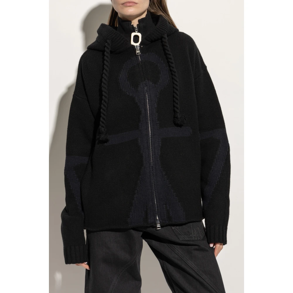 JW Anderson Wollen Vest Black Dames