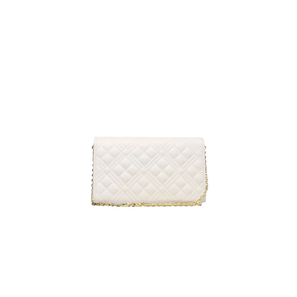 Love Moschino Crossbody tassen met kettingsluiting White Dames