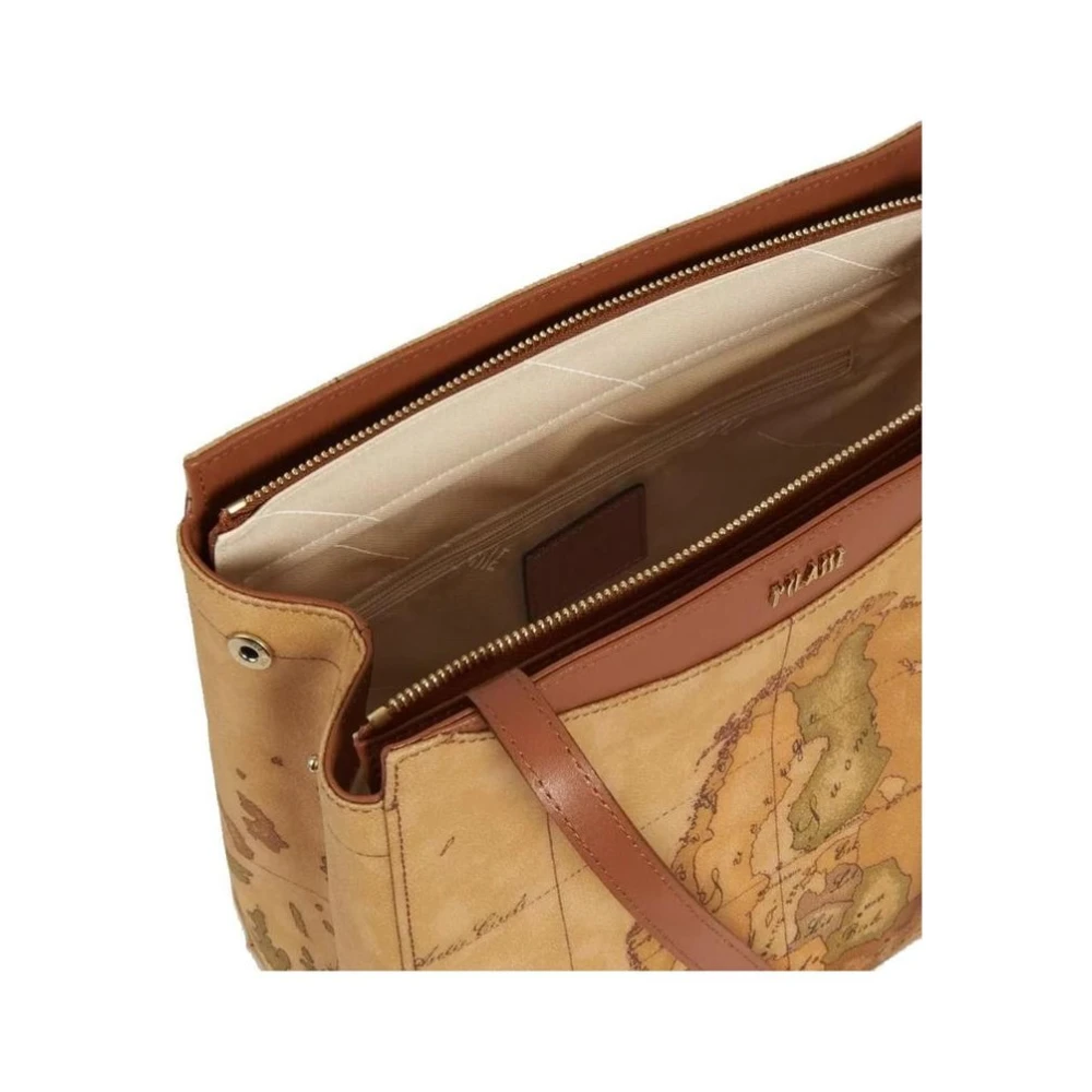 Alviero Martini 1a Classe Stijlvolle Rugzak voor Dagelijks Gebruik Beige Dames