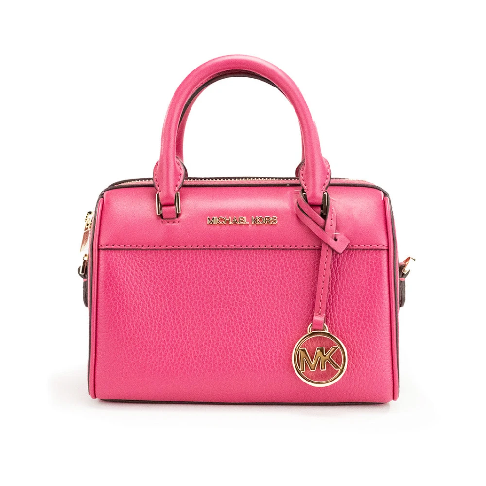 Michael Kors Karminrosa Läder Crossbody-väska Pink, Dam