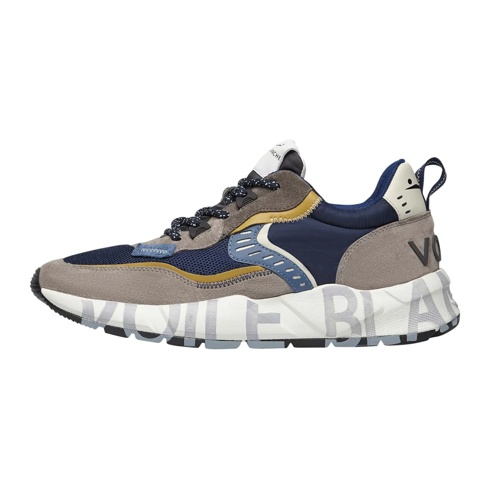 Voile Blanche Suede and fabric sneakers Club01. Heren Schoenen Veelkleurig Multicolor