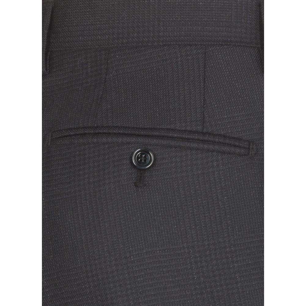 Lardini Blauw Wollen Pak met Iconische Pin Blue Heren