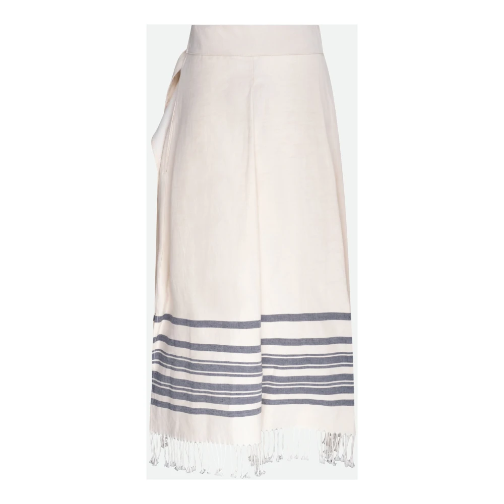 Max Mara Weekend Beige Rok Elegante Stijl Beige Dames