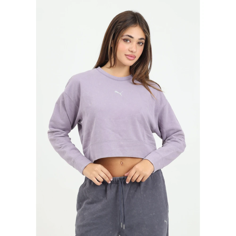 Puma Dare To Paarse Sweater Purple Dames