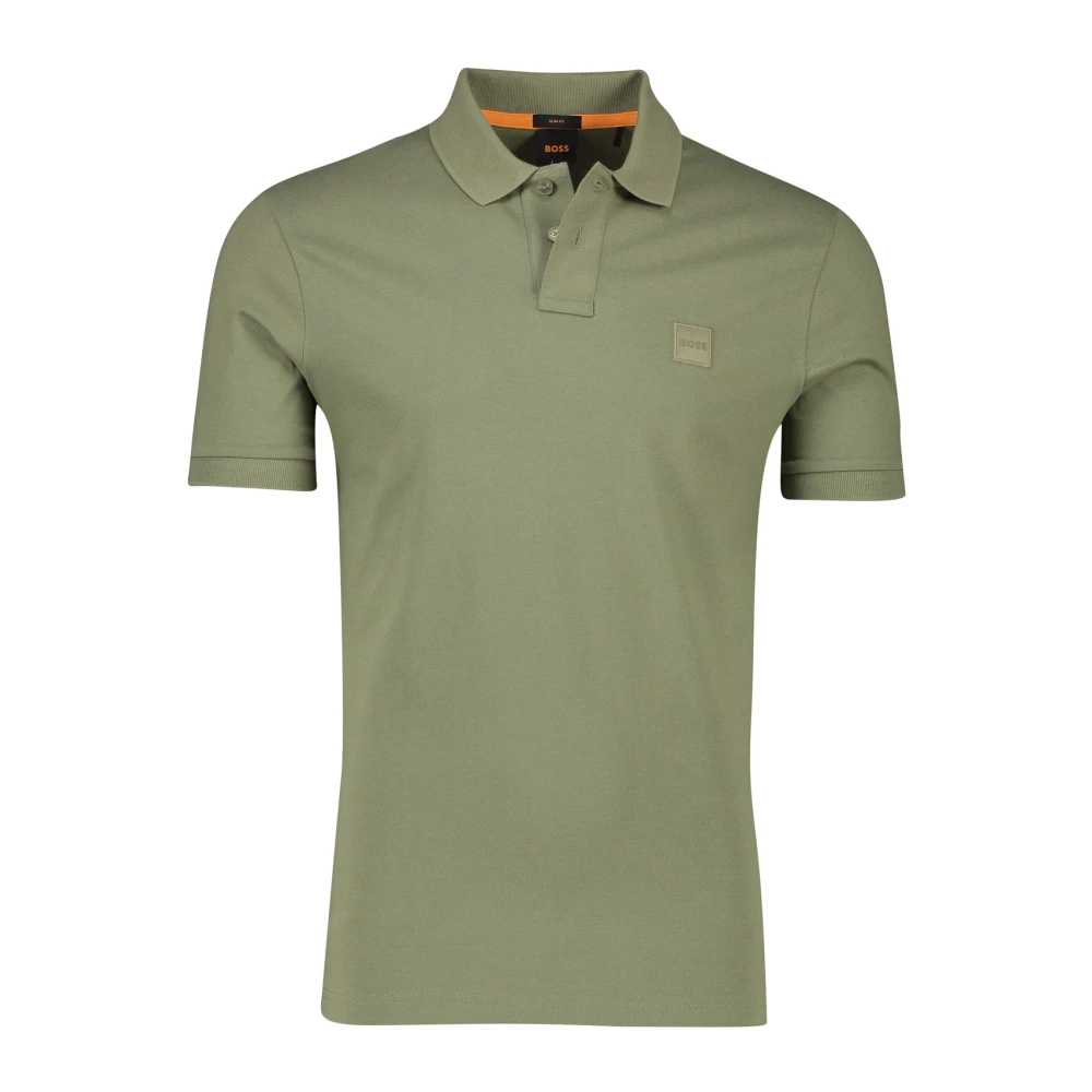 Hugo Boss Groene Polo Shirt Korte Mouw Green Heren