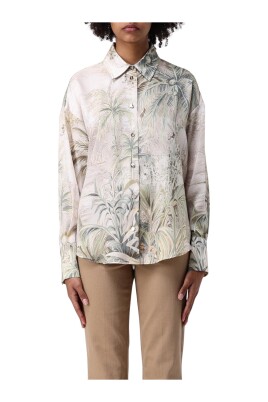 green-palm-print-silk-blouse
