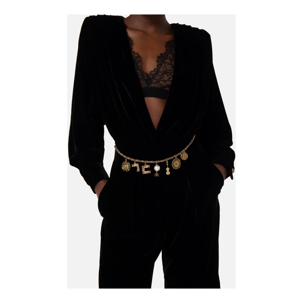 Elisabetta Franchi 110Ero Jumpsuit Black Dames