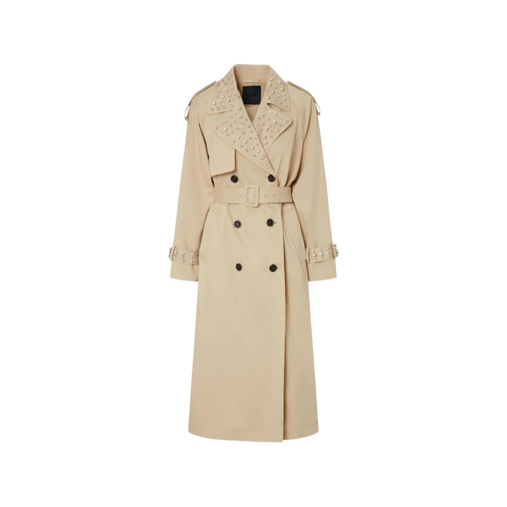 Liu Jo Vrouw Beige Jassen Dames, M, Trenchcoats