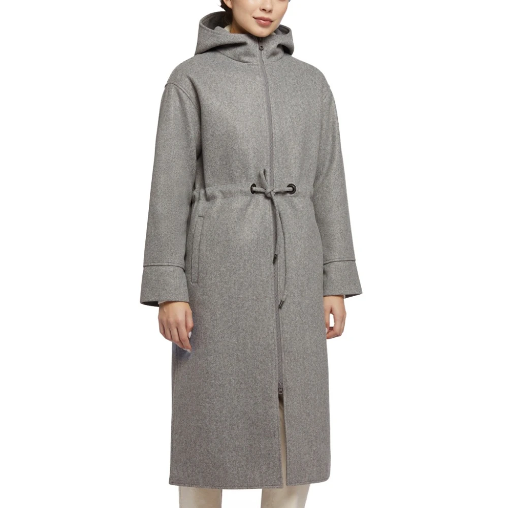 Geox Lange jas met ademend interieur Gray Dames