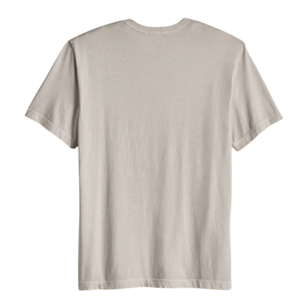 James Perse Licht Mist Polo Shirt Gray Heren