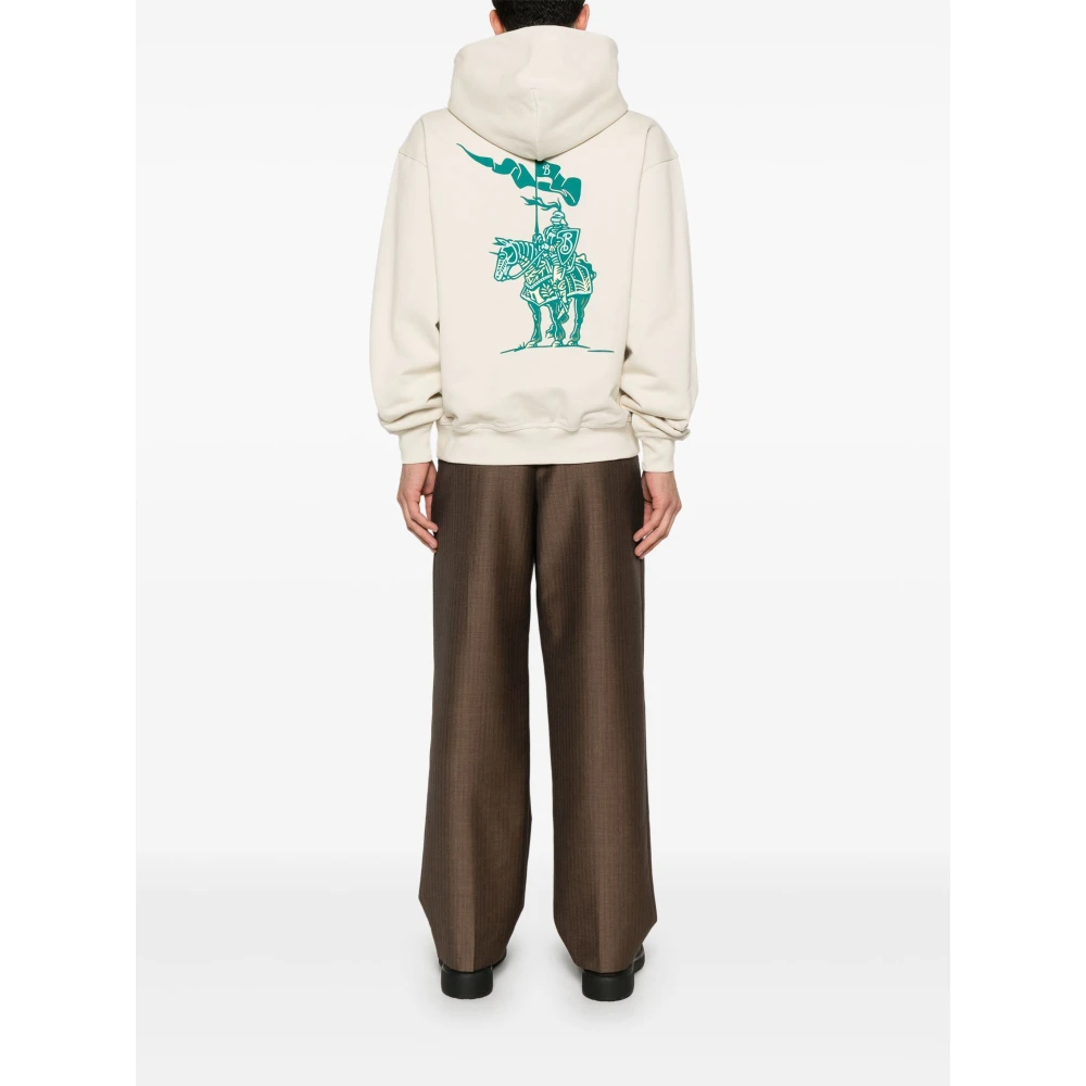 Burberry Alpine Hoodie voor stijlvolle uitstraling White Heren