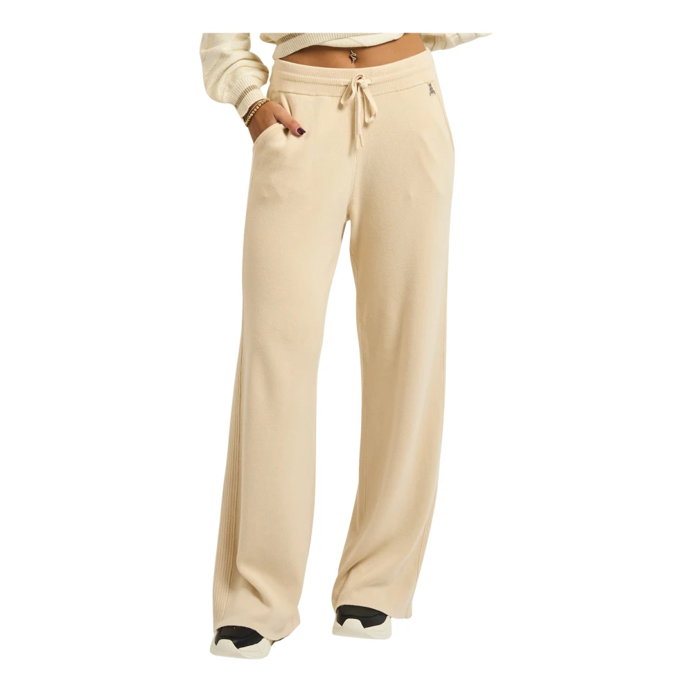 Patrizia Pepe Damen Beige Hosen, Lgröße: