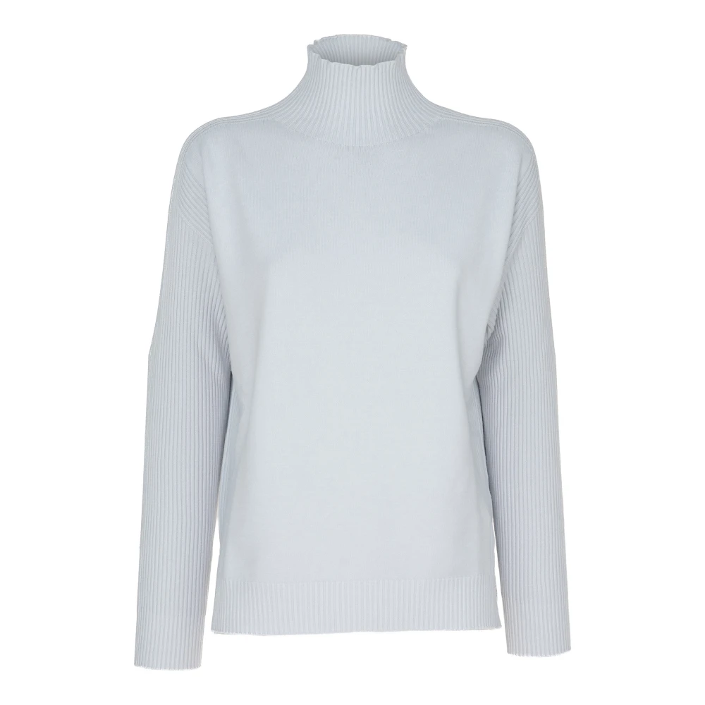 Vicario Cinque Kraterhals Sweater Blue Dames