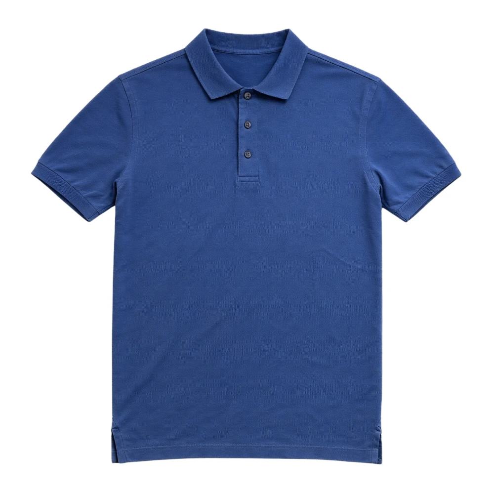 Gran Sasso Mannelijk Blauw Tops Heren, L, Katoen, Polo De Punto