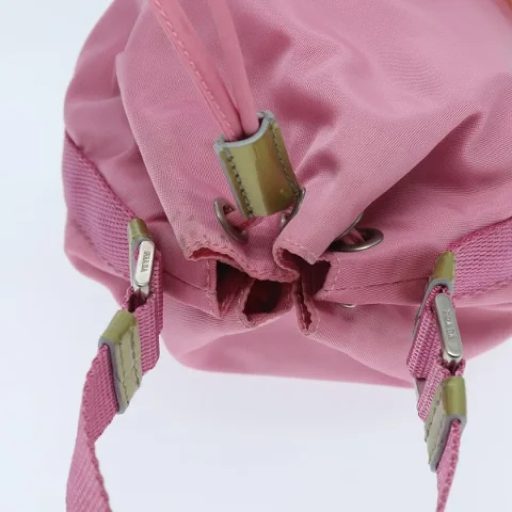 Prada Vintage Pre-owned Nylon prada-bags Pink Dames