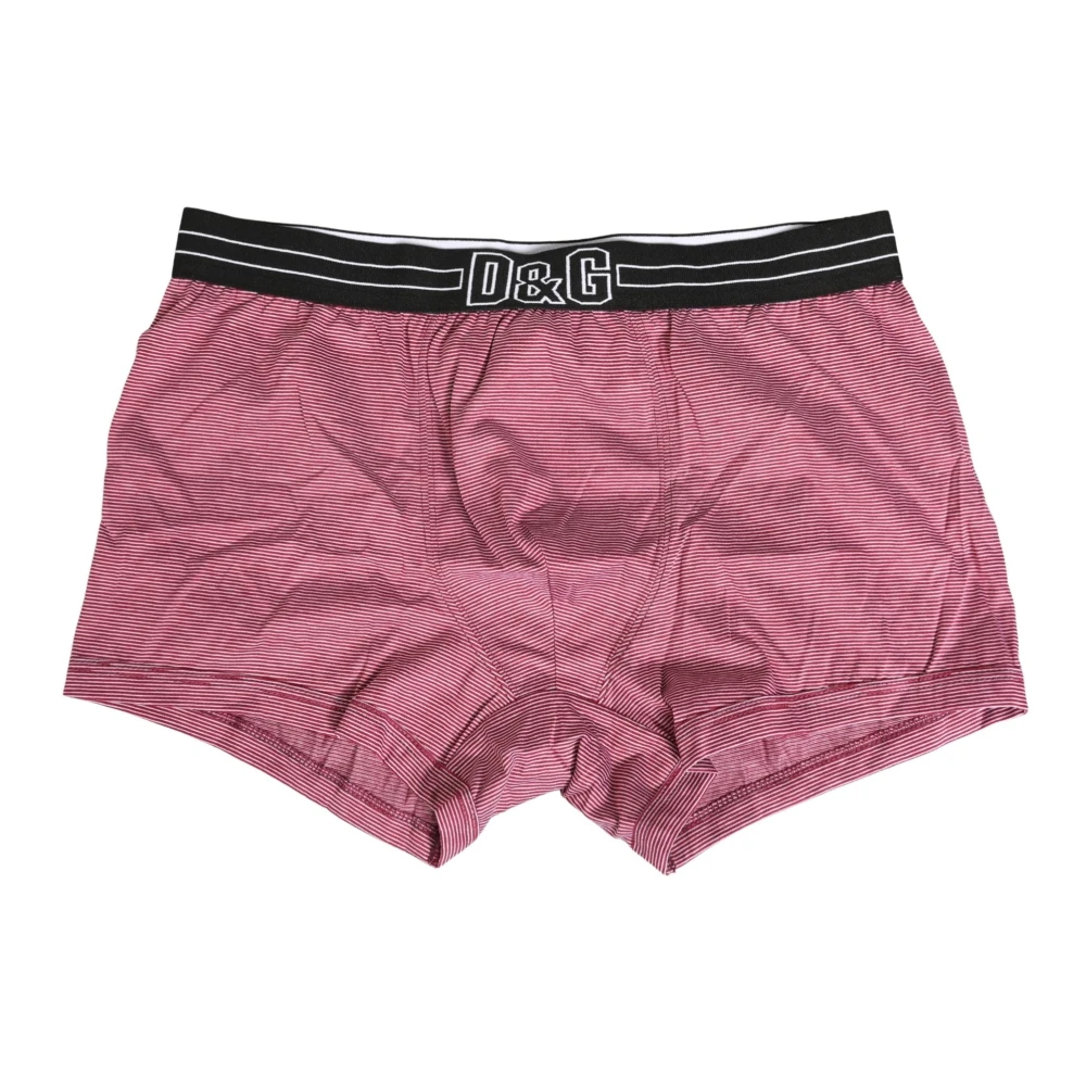 Dolce & Gabbana Men's Pink Regular Boxer - Underpants - Xs - Underwear