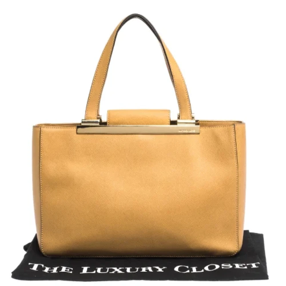 Michael Kors Pre-owned Leather totes Brown Dames