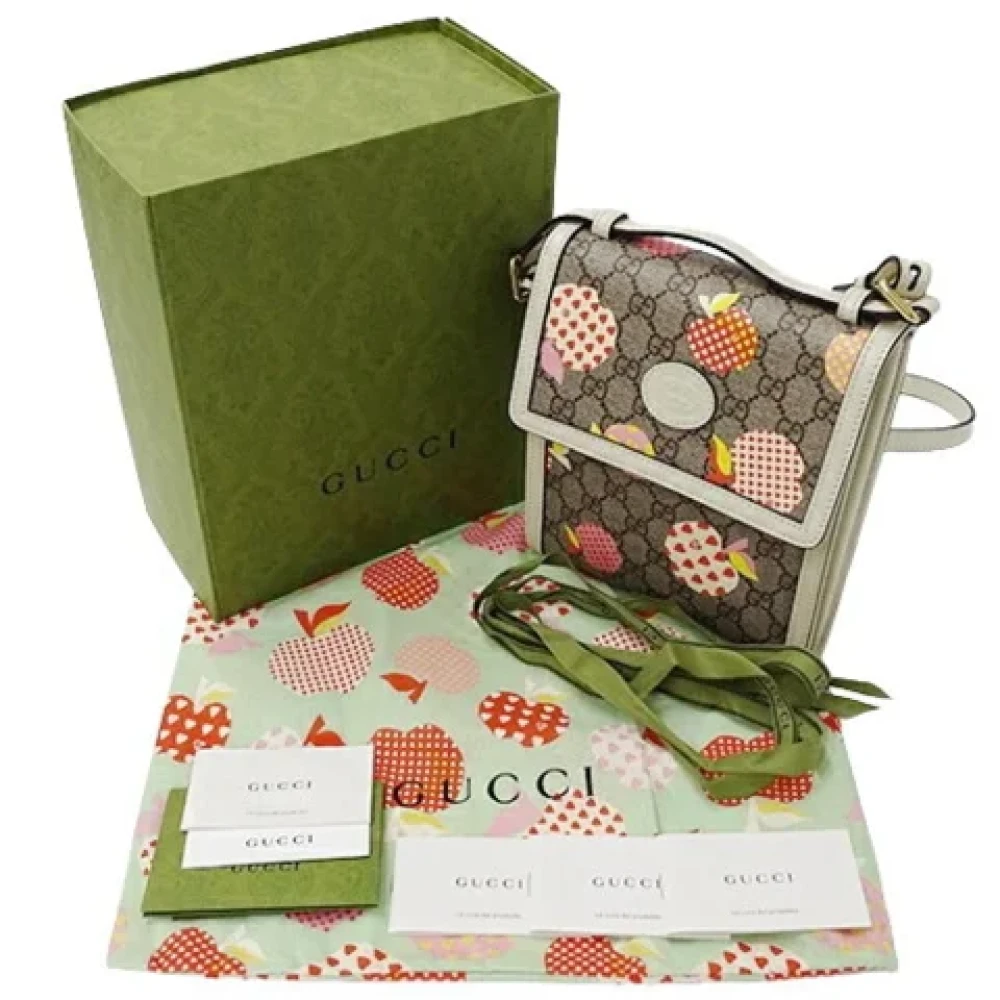 Gucci Vintage Pre-owned Fabric gucci-bags White Dames