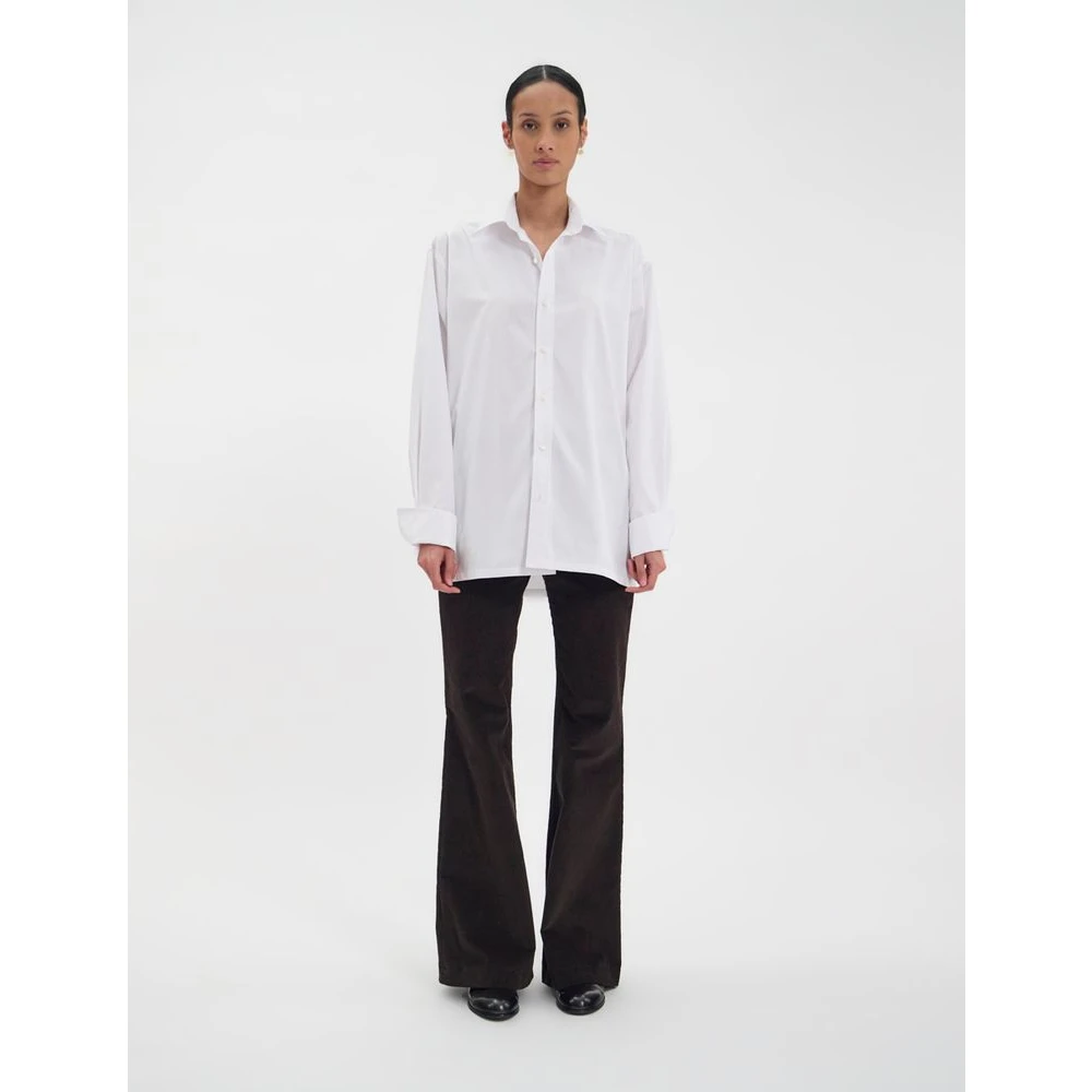 Ines De La Fressange Paris Nova witte kunstenaarsoverhemd White Dames