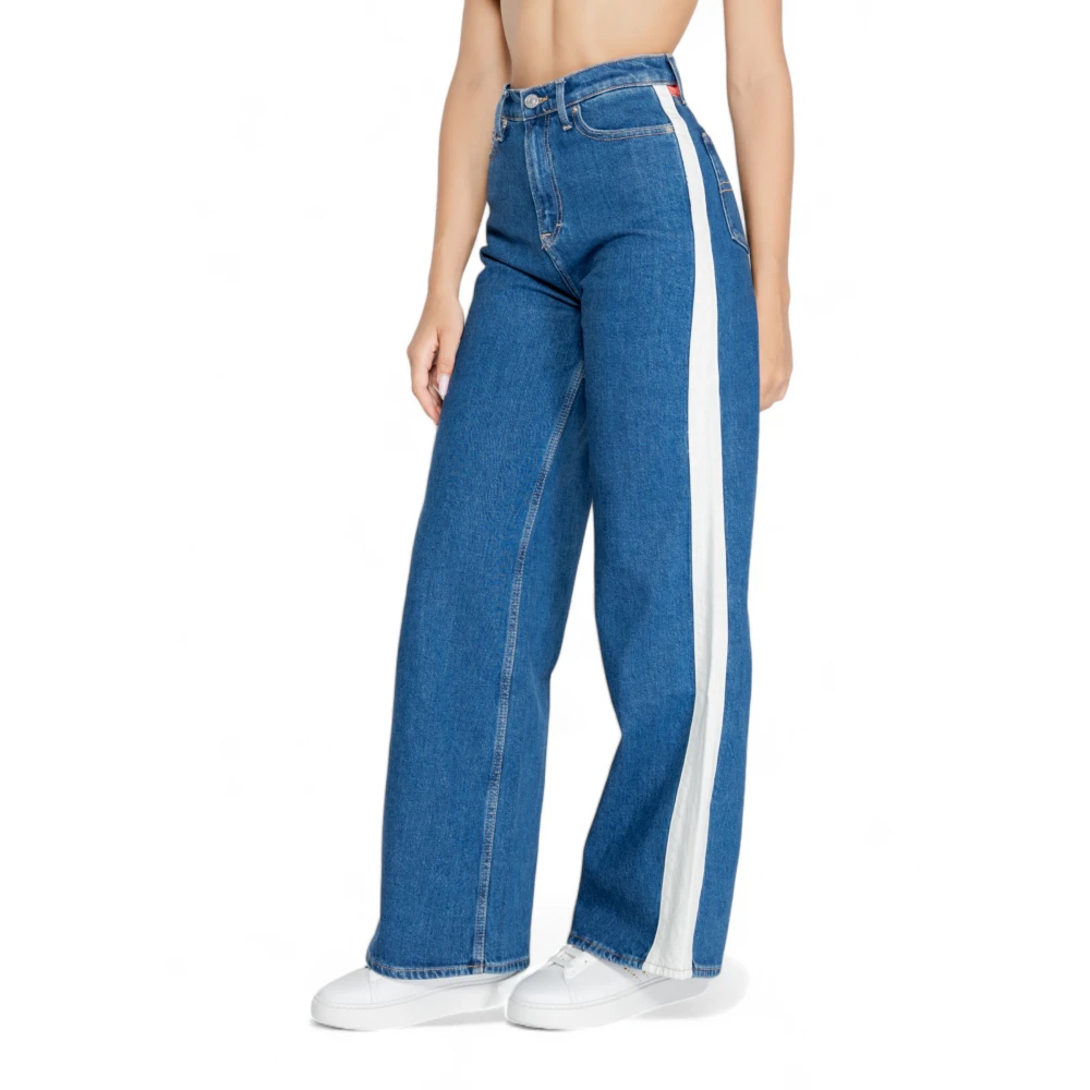 Tommy Jeans Wijde Pijp Jeans Blue Dames