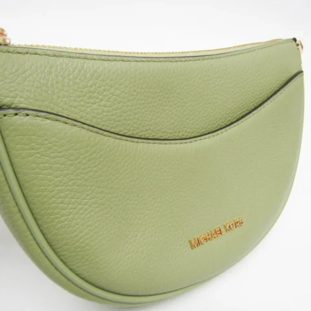 Michael Kors Pre-owned Leather shoulder-bags Green Dames
