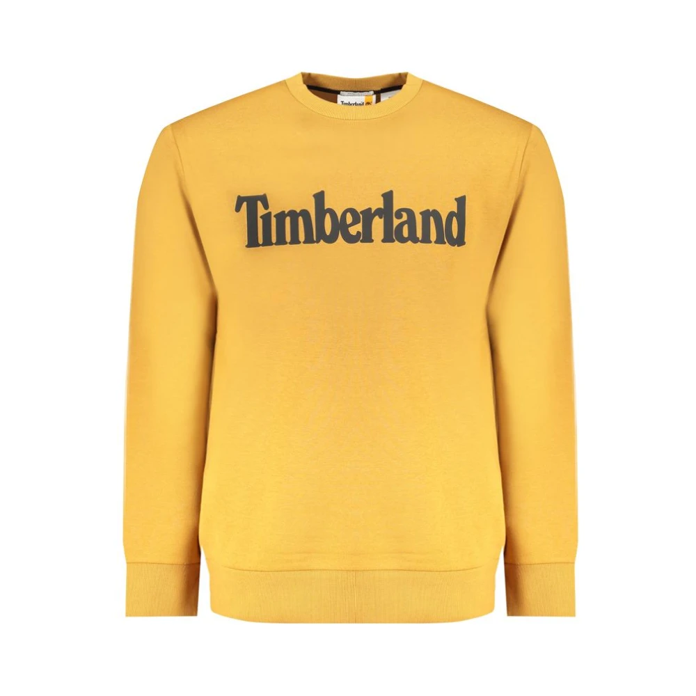 Timberland Bruine Sweatshirt met Print en Lange Mouwen Brown Heren