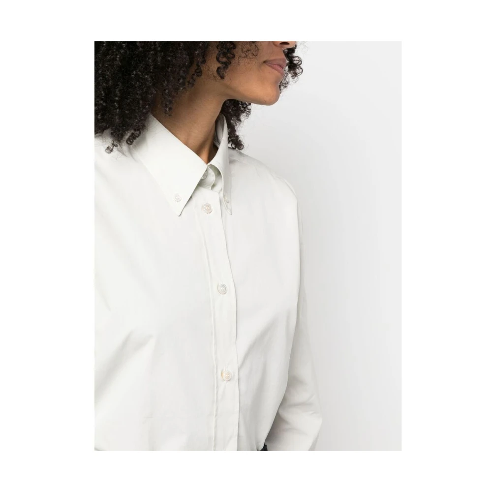 Studio Nicholson Bissett Button-Down Overhemd Gray Dames