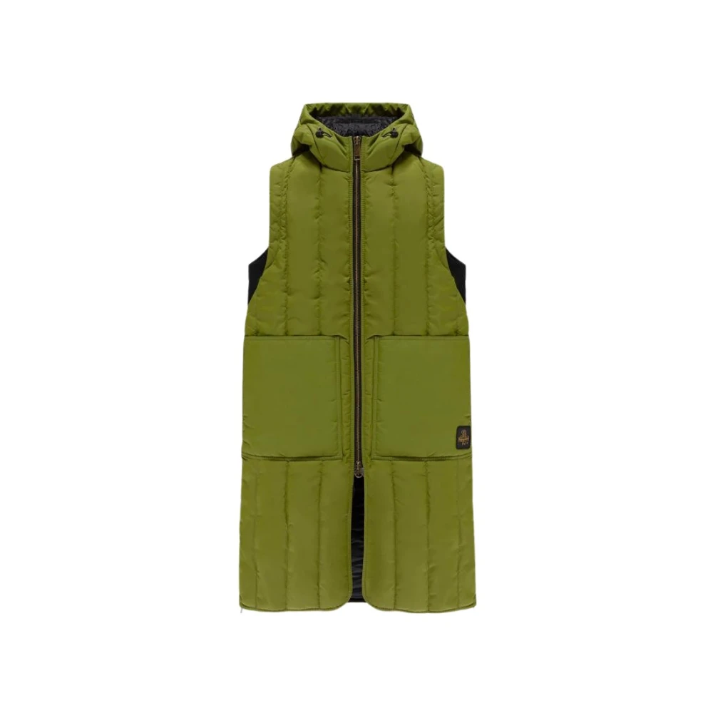 RefrigiWear Mouwloos praktisch en comfortabel jack Green Dames