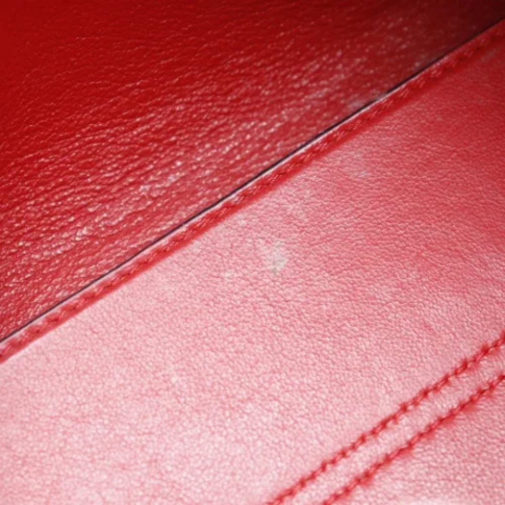 Loewe Pre-owned Fabric shoulder-bags Red Dames