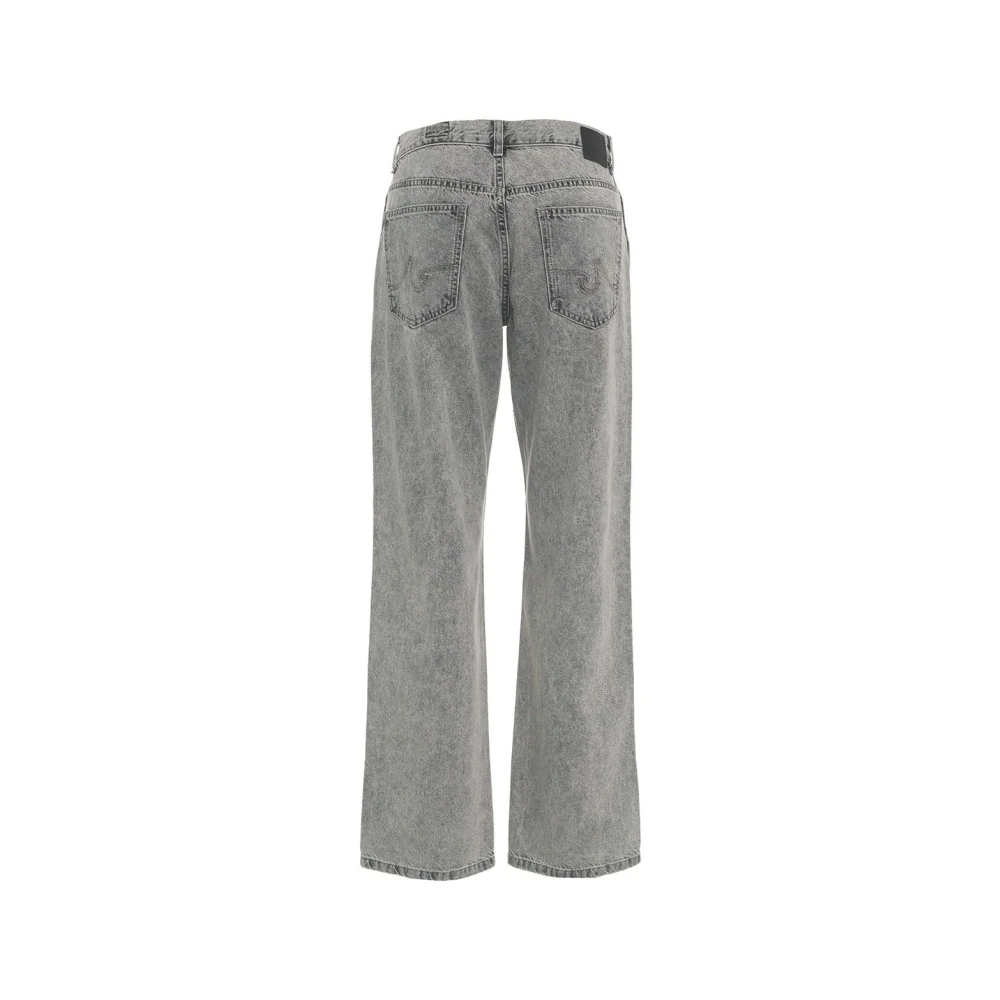 adriano goldschmied Chique Grijze Straight Fit Jeans Tenerife Gray Dames