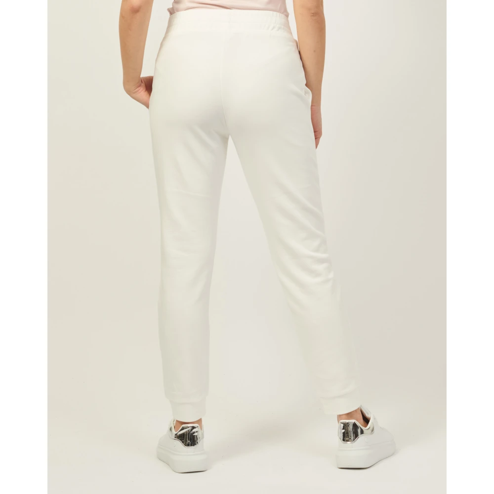 Armani Exchange Witte Joggerbroek met French Terry White Dames