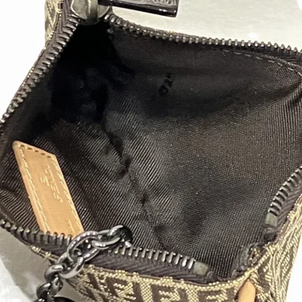 Fendi Vintage Pre-owned Canvas wallets Brown Dames