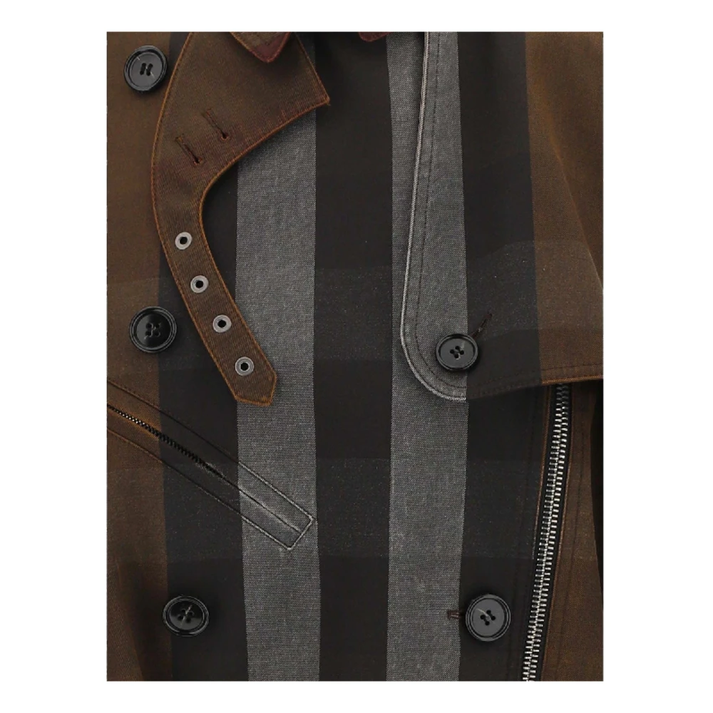 Burberry Bruine Bikerjas Ss23 Brown Dames