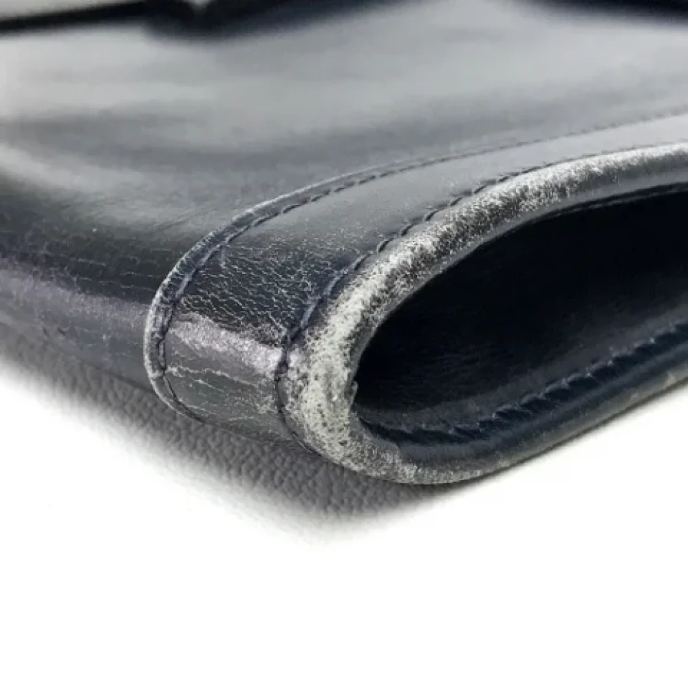 Hermès Vintage Pre-owned Canvas clutches Blue Dames
