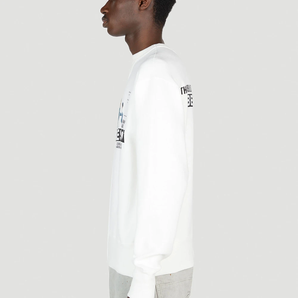 Human Made Beatles Grafische Sweatshirt White Heren